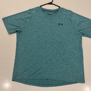 Under Armour Men's Blue Heathered Tee
